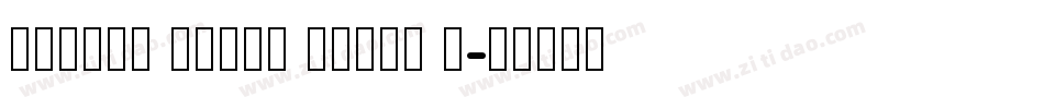 Little Sweet Thing R字体转换